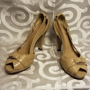 Klub nico tan high heel shoes